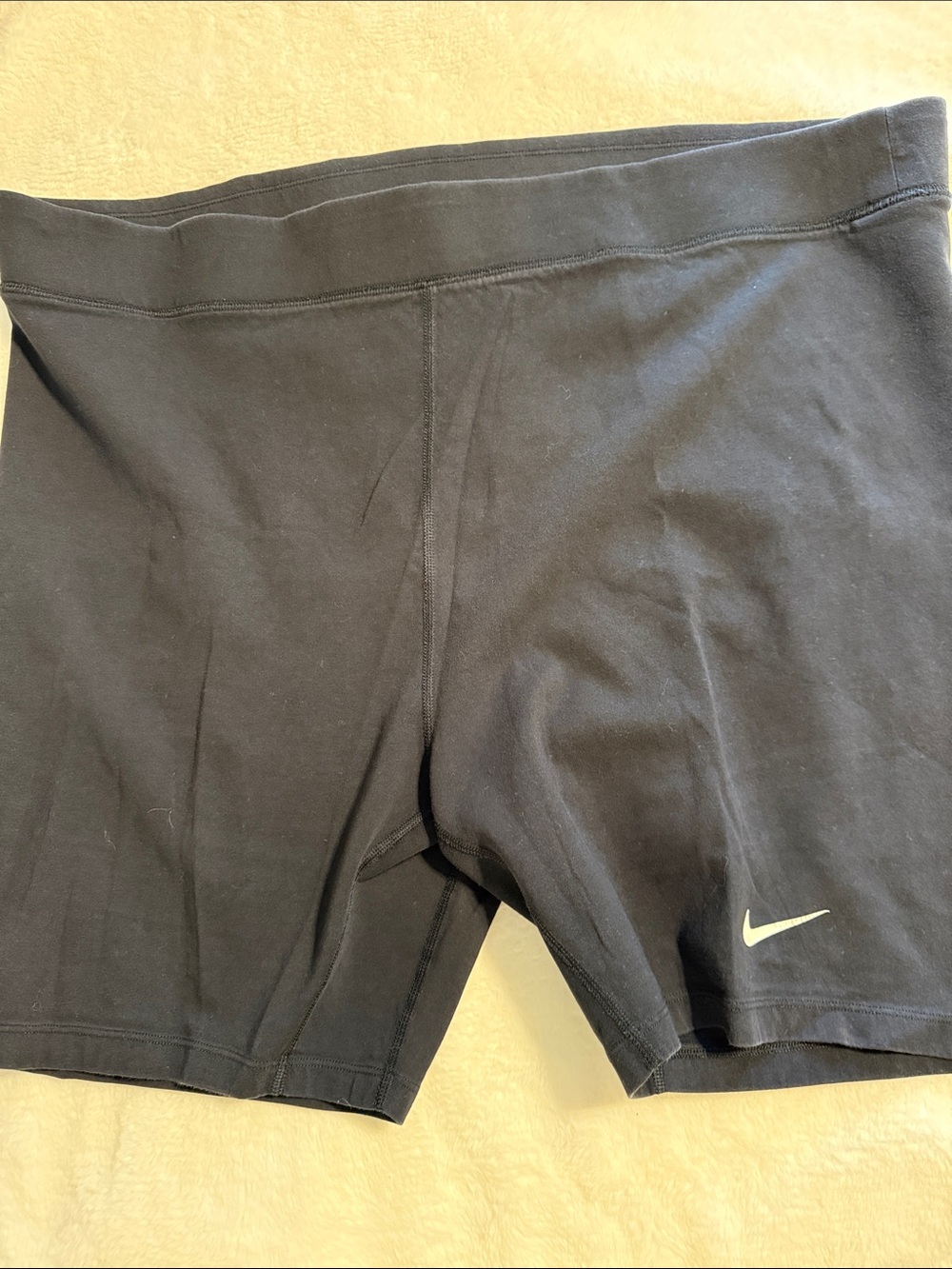 Nike Black Women's Bike Shorts with Swoosh